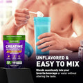 Built By Nature Creatine Monohydrate Powder 100 Servings 500 Grams