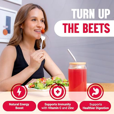 Terra Kai Organics Juce Reds Organic Superfood Powder Garden Berry Flavor Fruit & Veggie Powder For Everyone W/64 Immune Boosting Superfood Plus Probiotics For Gut Health 20 Servings (230G)