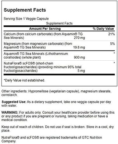 Swanson Aquamin Sea Minerals: Red Mineral Algae 60 Veg Capsules (2 Pack)