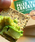 Julian Bakery Paleo Thin Crackers | Salt & Pepper | USDA Organic | Gluten-Free | Grain-Free | GMO Free | Low Carb | 1 Pack