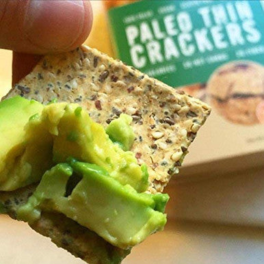Julian Bakery Paleo Thin Crackers | Salt & Pepper | USDA Organic | Gluten-Free | Grain-Free | GMO Free | Low Carb | 1 Pack