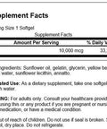 Swanson Super Strength Biotin Vitamin 10000 mcg 60 Sgels