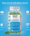 Amire By Dr. Awan Thyroid Support Gummies, Promotes Healthy Function Of Thyroid, Kelp, Selenium & Ashwagandha To Improve Energy, Immunity, Metabolism, 120Ct, 60Day Supply