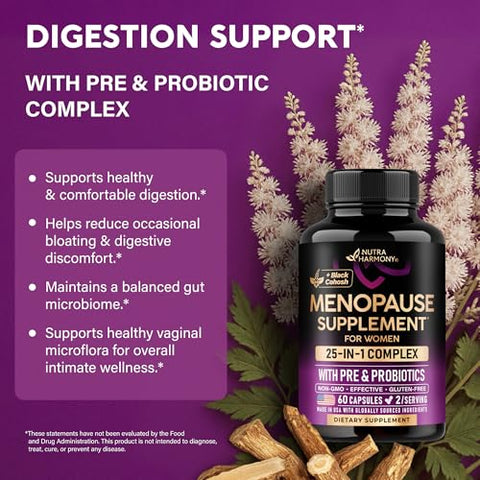 Nutraharmony Biotin Collagen Keratin & Menopause Capsules