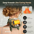 Bitoffun Shoulder And Neck Massager Bionic Heated Massager Neck Massager With Fingers 4D Kneading Massage Simulates A Real Palm Massage For Comfort Relax Muscle Tension