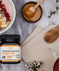 MANUKA DOCTOR - Manuka Honey MGO 80+ Multifloral & MGO 125+ Monofloral Value Bundle, 100% Pure New Zealand Honey. Certified. Guaranteed. RAW. Non-GMO, 2 x 8.75oz Pots
