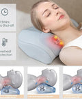 Back Massager Pillow With Heat And Deep Tissue Kneading For Body Pain Relief, Which Can Relax Waist, Shoulder And Foot, Easily Relieve Pressure At Home