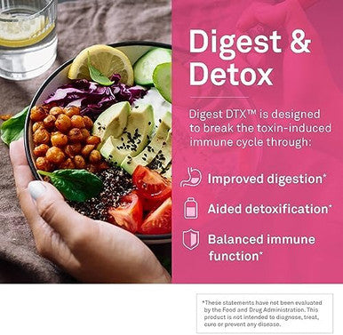 Neuroscience Digest Dtx Gut Supplement With Digestive Enzymes For Men & Women + Apple Cider Vegar & Zinc Carnosine - Promote Healthy Gut Detox, Immune Support & Digestive Health (90 Capsules)