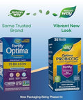 Nature'S Way Fortify Optima Probiotic For Adults 35 Billion Live Cultures 15 Strains Supports Digestive Balance And Immune Health No Refrigeration Required 60 Capsules (Packaging May Vary)