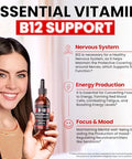 Vitboost Vegan Liquid B-12 Drops 60 X 5000 Mcg Extra Strength Raspberry Flavored Vitamin B12 Liquid Methylcobalamin Sublingual Supplement | Designed To Maximize Absorption & Energy | Gluten Free
