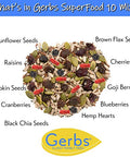 Gerbs Superfood Snack Mix 2 lbs. | Raw Seeds & Unsulfured Sweetened Dried Fruit, Resealable Bag | Sweet-Tart Fruit Meets Crunchy Seeds | Top 14 Allergen-Free