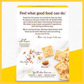Simple Mills Almond Flour Crackers, Fine Ground Sea Salt, Gluten Free, Flax Seed, Sunflower Seeds, Corn Free, Good for Snacks, Made with whole foods, 6 Count (Packaging May Vary)