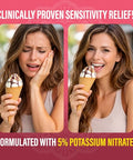 Gurunanda Sensitive Toothpaste 5 Potassium Nitrate For Tooth Sensitivity Relief Nano Hydroxyapatite Xylitol & White Turmeric For Happy Gums Fluoride-Free Natural Clove Mint 4.2 Oz