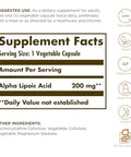 Solgar Alpha Lipoic Acid 200 Mg 50 Vegetable Capsules (Pack Of 3) - Antioxidant Support - Helps To Recycle Glutathione Vitamin C & E Coq-10 - Non-Gmo Vegan Gluten Free Dairy Free Kosher 150 Total Servings