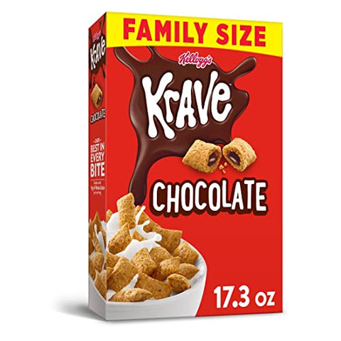 Kellogg's Cold Breakfast Cereal, Single Serve, Variety Pack, 10.94oz Tray (10 Boxes)