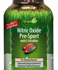 Irwin Naturals Nitric Oxide Pre Sport Wih Lcitrulline 60 Liquid Softgels With A Pill Case