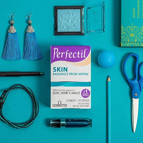 Perfectil By Vitabiotics Plus Skin Extra Support Tablets and Capsules X 28