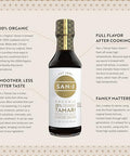 San-J - Organic Gluten Free Tamari Soy Sauce with 25% Less Sodium - Specially Brewed - Made with 100% Whole Soy - 10 oz. Bottle