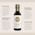 San-J - Organic Gluten Free Tamari Soy Sauce with 25% Less Sodium - Specially Brewed - Made with 100% Whole Soy - 10 oz. Bottle