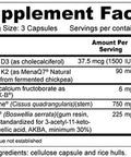 Bone Joint Helper with MenaQ7 Vitamin K2 CalZBone 5Loxin FruiteXB Vitamin D3
