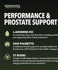 Havasu Nutrition L-Arginine 500Mg And Saw Palmetto 500Mg - Nitric Oxide And Prostate Health Supplements For Men - 60 Count - Endurance And Urinary Tract Function Support - 1 Month Supply - Vegan Non-Gmo Capsules
