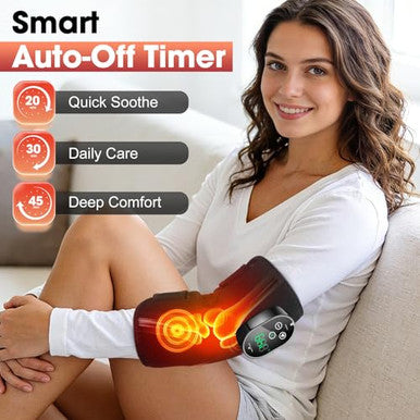 Flaremore Cordless Elbow Heating Pad Elbow Massager With Heat Heating Pad For Arm With Vibration Massage For Cubital Tunnel And Tennis Elbow Pain Relief Wearable Wrap For Hand Arm Elbow