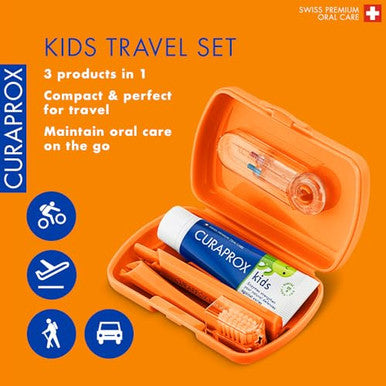 Curaprox Travel Set Kids Orange