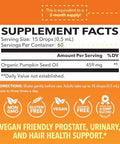 Pumpkin Seed Oil - USDA Organic - Cold Pressed for Hair, Prostate, and Hormone Support - 2 Month Supply - Liquid Drops for Men and Women - Vegan, Non-GMO, and Gluten Free - Unflavored, 1 Fl Oz