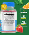 Lifeable Sugar Vitamin B12 Kids + Preciotic Fiber Kids Gummies Bundle Great Tasting Vitamin Supplement Gluten Gmo Chewable Gummy