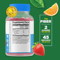 Lifeable Sugar Preciotic Fiber Kids + Vitamin D Kids Gummies Bundle Great Tasting Vitamin Supplement Gluten Gmo Chewable Gummy
