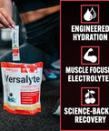 Pescience Versalyte Electrolyte Hydration Packets Sugar Electrolyte Powder With Magnesium Taurine Antioxidants Trace Minerals - 4 Flavor Variety Pack 12 Servings