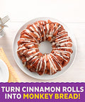 Annie's Organic Cinnamon Rolls with Icing, Refrigerated Dough, 5 Rolls, 17.5 oz