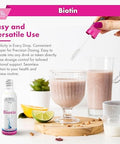 Buried Treasure Biotin Drops 120 Servings 2 oz Supports Hair Skin and Nails