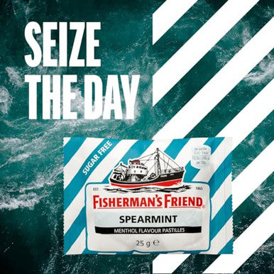 Fisherman'S Friend Sugar Free Spearmint Flavor 22 Lozenges (Pack Of 6)