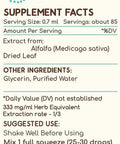Alfalfa B60 Alcohol-Free Herbal Extract Tincture, Concentrated Liquid Drops Natural Alfalfa (Medicago Sativa) 2 fl oz