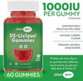 Maxi Health Kosher Vitamin D Gummies 1000 Iu (25 Mcg) Vegan Gluten Supports Bone Teeth Immune Health For Adults & Kids Promotes Calcium Absorption Kosher Gummies For Women & Men