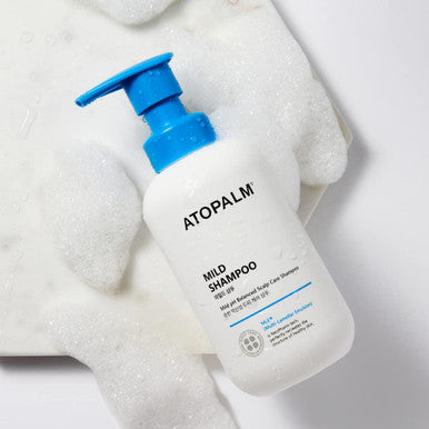 ATOPALM Mild Shampoo 10.1 Fl. Oz. 300ml Tear-Free Hypoallergenic Hair Care for Sensitive Skin Biotin for Dry Scalp Paraben & Mineral Oil-Free pH Balancing Nourishing Hydrating | Kbeauty