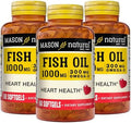Mason Natural Omega3 Fish Oil 180Day Supply 1000Mg With Epa And Dha For Joint Support 60 Softgel Pills (Pack Of 3)