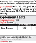 Frontline Formulations Beta Alanine Unflavored Essentials Train Harder Recover Faster Increase Endurance Veteren Owned And Operated (100 Servings Beta Alanine)