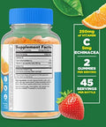 Lifeable Sugar Women'S Multivitamin + Vitamin C Gummies Bundle Great Tasting Vitamin Supplement Gluten Gmo Chewable Gummy