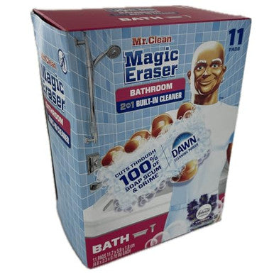 Mr. Clean Magic Eraser Bathroom 2 In 1 Built In Cleaner 11 Count