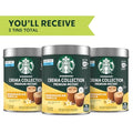 Starbucks Crema Collection Premium Instant Madagascar Vanilla Flavored Instant Coffee, 100% Arabica Beans, 3 Tins (7.12 Oz Each)