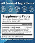 Dragon Herbs Ginseng Sublime Dropsall Natural Extract Supplement To Support Energy Stress Focus Skin Endurance Lungs Immune Healthamerican Red And White Ginseng2 Fl. Oz