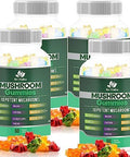 Bio Vitalica Mushroom Gummies " 10 Mushroom Complex With Lions Mane Reishi Chaga Cordyceps & More " Fruity Vegan Gummies " Nongmo Gluten Plantbased " 4 Packs