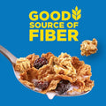 Kellogg's Raisin Bran Crunch Breakfast Cereal Cups, Fiber Cereal, Made with Real Fruit, Original, 33.6oz Case (12 Cups)
