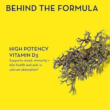 Hum Here Comes The Sun Immune Supplement With Vitamin D & Calcium For A Healthy Immune System Supports Radiant Skin Mood + Bone Health (30Count)