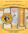 Burt'S Bees Essential Everyday Beauty Set 5 Travel Size Products & 100% Natural Origin Moisturizing Lip Balm Original Beeswax With Vitamin E & Peppermint Oil 4 Tubes In Blister Box