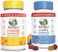 Maryruth Organics Kids Vitamin D3 Gummies and Vegan Vitamin C Gummies Bundle Supplement For Bone Strength Phosphorus And Calcium Absorption Supports Immune Function and Overall Health For Adults and Kids