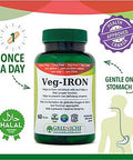 Greeniche VEG-IRON 60 Capsule High Absorption Iron Supplement For Women & Men
