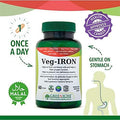 Greeniche VEG-IRON 60 Capsule High Absorption Iron Supplement For Women & Men